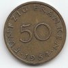 50 Franken Saarland 1954 3