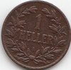 1 Heller German Eastafrica DOA 1904-1913