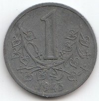 1 Krone Böhmen und Mähren 1941-1944 623