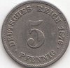 5 Pfennig Deutsches Reich 1874-1889 3