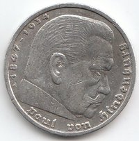 5 Reichsmark Drittes Reich 1935-1936 360