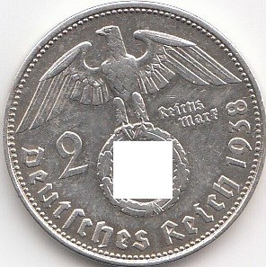 2 Reichsmark Drittes Reich 1936-1939 366