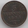 3 Pfenninge Prussia 1861-1873 86