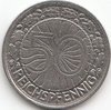 50 Reichspfennig German Empire 1927-1938
