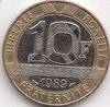 10 Francs Frankreich 1988-2001