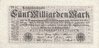 5 Billion Mark German Empire 1923 120d