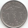 1 Franc Belgium 1922-1935 89