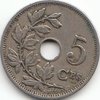 5 Centimes Belgien 1910-1932