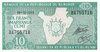 10 Francs Burundi 2005 33e