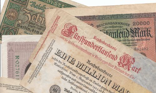 Banknoten Weimarer Republik