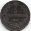 5 Centesimi Italien 1861-1867 3