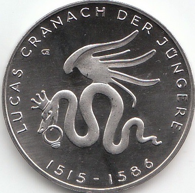 10 Euro Lucas Cranach Deutschland 2015