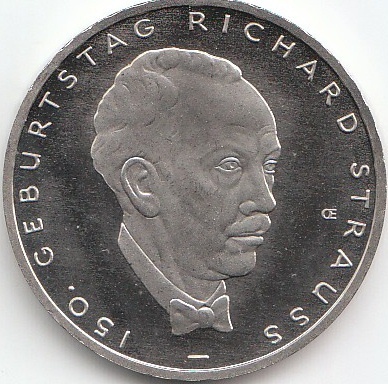 10 Euro Richard Strauss Deutschland 2014
