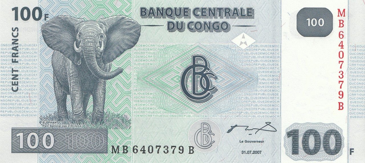 Congo DR 50 Francs 2007 UNC Pick 97a Lemberg-Zp 