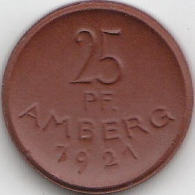 25 Pfennig Amberg 1921 474
