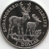 1 Dollar Cook Islands Fallow Deer 1996 336