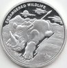 10 Franc Kongo 2007 Nashorn