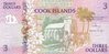 3 Dollars Cook Islands 1992 7a