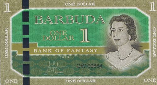 1 Dollar Barbuda 2019 A1