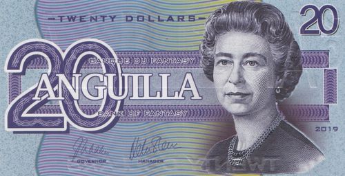 20 Dollars Anguilla 2019 A3