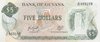 5 Dollars Guyana 1992 22fU9