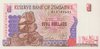 5 Dollars Simbabwe 1997 5b