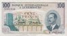 100 Francs Luxemburg 1968 14a