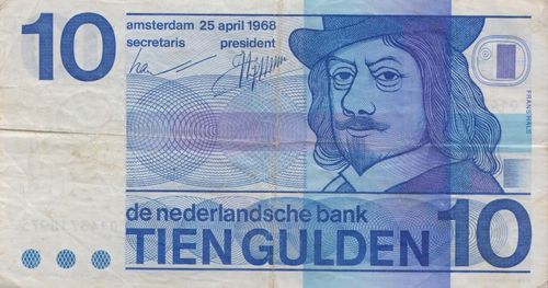 10 Gulden Niederlande 1968 91a