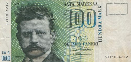 100 Markkaa Finnland 1986 119