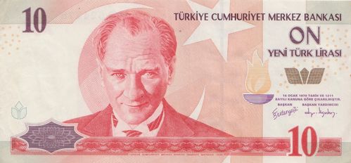 10 Neue Lira Türkei 2005 218