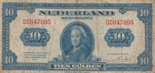 10 Gulden Niederlande 1943 66