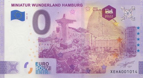 0 Euro Miniatur Wunderland Rio Vive 2022-19
