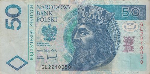 50 Zlotych Polen 1994 175a