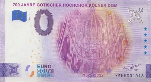 0 Euro Kölner Dom Gotischer Hochchor 2022-6