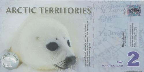 2 Dollars Arctic Territories 2010 903b