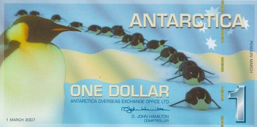 1 Dollar Antarctica 2007 25