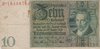 10 Reichsmark German Empire 1929 173aSN