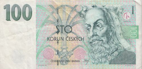 100 Korun Tschechische Republik 1997 18b