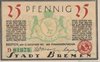 25 Pfennig Bremen 1921 BRE7a