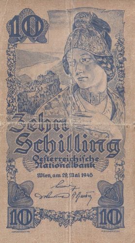 10 Schilling Austria 1945 114